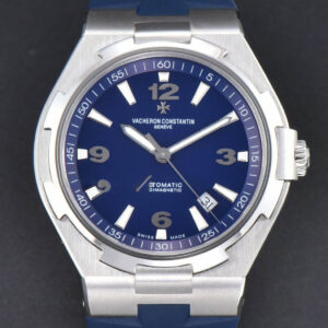 Overseas 47040 42mm PPF Blue Dial Blue Rubber Strap A1226
