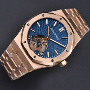 Royal Oak Tourbillon 41mm R8F RG Blue Dial RG Bracelet Flying Tourb V2 - Image 3