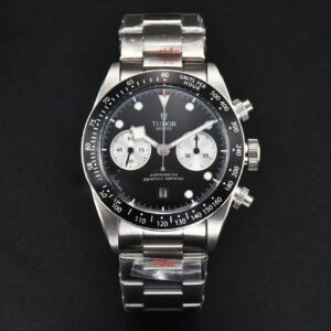 Black Bay Chrono 41mm TWSF Black Dial SS Bracelet A7750 - Image 10