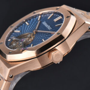Royal Oak Tourbillon 41mm R8F RG Blue Dial RG Bracelet Flying Tourb V2