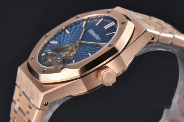 Royal Oak Tourbillon 41mm R8F RG Blue Dial RG Bracelet Flying Tourb V2