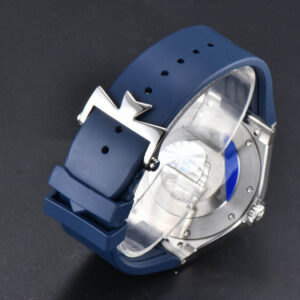 Overseas 47040 42mm PPF Blue Dial Blue Rubber Strap A1226 - Image 15