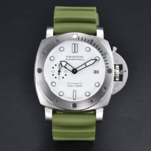 PAM1226 Sub Quaranta 44mm VSF White Dial Green Rubber Strap P900 - Image 13