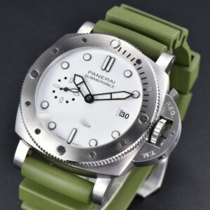 PAM1226 Sub Quaranta 44mm VSF White Dial Green Rubber Strap P900 - Image 14