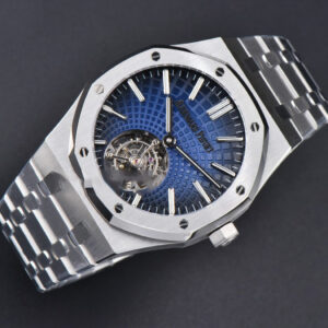 Royal Oak Tourbillon 41mm R8F SS Blue Dial SS Bracelet Flying Tourb V2 - Image 2