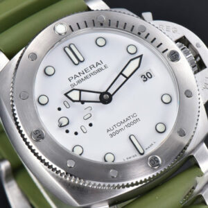 PAM1226 Sub Quaranta 44mm VSF White Dial Green Rubber Strap P900 - Image 22