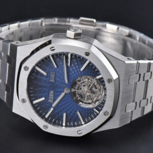 Royal Oak Tourbillon 41mm R8F SS Blue Dial SS Bracelet Flying Tourb V2 - Image 5