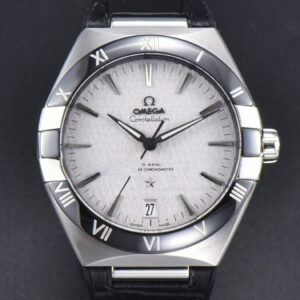 Constellation 41MM VSF Black Dial Black Black/Silver Bezel Gummy Strap A8900