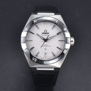 Constellation 41MM VSF Black Dial Black Black/Silver Bezel Gummy Strap A8900 - Image 15