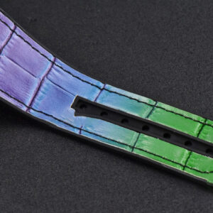 Big Bang Unico Rainbow King SS Diamond 45mm ZF Skeleton Rainbow Gummy Strap A1280 - Image 22