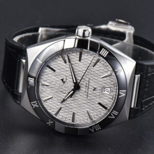 Constellation 41MM VSF Black Dial Black Black/Silver Bezel Gummy Strap A8900 - Image 24