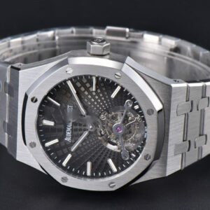 Royal Oak Tourbillon 41mm R8F SS Gray Dial SS Bracelet Flying Tourb V2 - Image 4