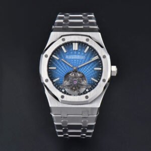 Royal Oak Tourbillon 41mm R8F SS Gradient Blue Dial SS Bracelet Flying Tourb V2 - Image 4