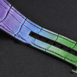 Big Bang Unico Rainbow King RG Diamond 45mm ZF Skeleton Rainbow Gummy Strap A1280 - Image 23