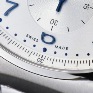 Portuguese Chrono IW371617 ZF White Dial Blue Markers Visible Case SS Bracelet A7750 - Image 6