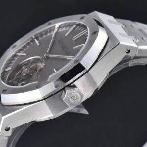 Royal Oak Tourbillon 41mm R8F SS Smooth Gray Dial SS Bracelet Flying Tourb V2 - Image 3