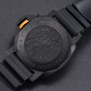PAM 1324 Submersible GMT Carbotech VSF 44MM Black Dial Rubber Strap P900 - Image 8