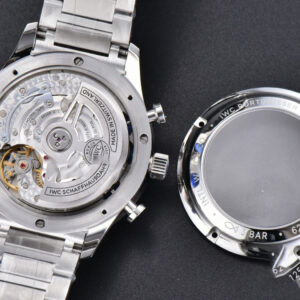 Portuguese Chrono IW371617 ZF White Dial Blue Markers Visible Case SS Bracelet A7750 - Image 19