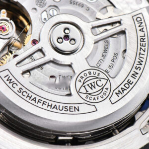 Portuguese Chrono IW371617 ZF White Dial Blue Markers Visible Case SS Bracelet A7750 - Image 21