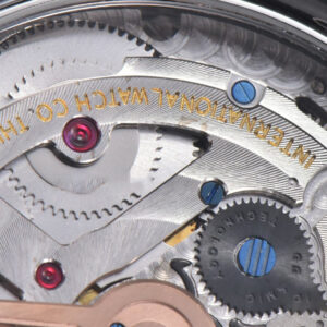 Portugieser Perpetual Calendar IW5033 42mm SS APSF White Dial Black Leather Strap A52610 Clone - Image 6