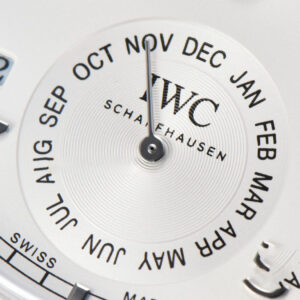 Portugieser Perpetual Calendar IW5033 42mm SS APSF White Dial Black Leather Strap A52610 Clone - Image 23