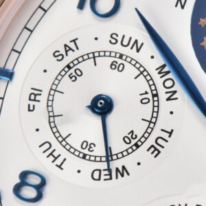 Portugieser Perpetual Calendar IW5033 42mm RG APSF White Dial Black Leather Strap A52610 Clone - Image 9