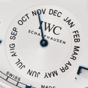Portugieser Perpetual Calendar IW5033 42mm RG APSF White Dial Black Leather Strap A52610 Clone - Image 11
