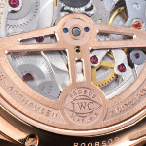 Portugieser Perpetual Calendar IW5033 42mm RG APSF White Dial Black Leather Strap A52610 Clone - Image 24