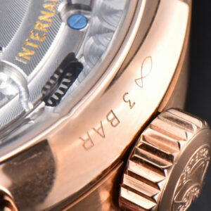 Portugieser Perpetual Calendar IW5033 42mm RG APSF White Dial Brown Leather Strap A52610 Clone - Image 8
