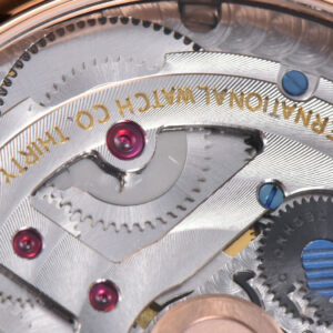 Portugieser Perpetual Calendar IW5033 42mm RG APSF White Dial Brown Leather Strap A52610 Clone - Image 11
