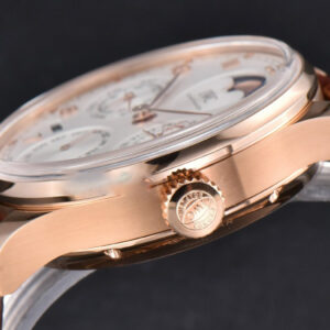 Portugieser Perpetual Calendar IW5033 42mm RG APSF White Dial Brown Leather Strap A52610 Clone - Image 22