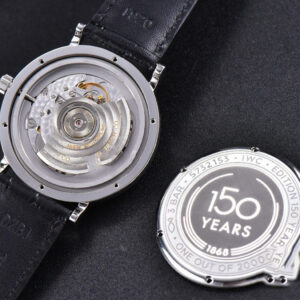 Portofino ‘150 Years’ 40MM V7F Blue Dial ‘Red 60’ Black Leather Strap A2892/SW200 - Image 6