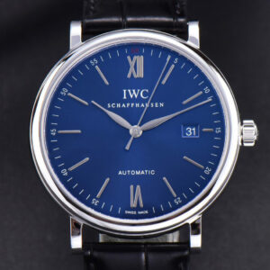 Portofino ‘150 Years’ 40MM V7F Blue Dial ‘Red 60’ Black Leather Strap A2892/SW200
