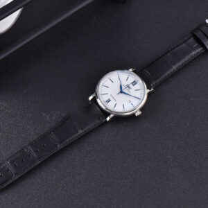 Portofino ‘150 Years’ 40MM V7F White Dial Blue Markers Black Leather Strap A2892/SW200 - Image 20