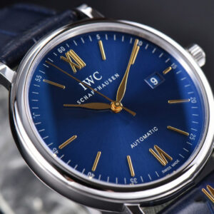 Portofino ‘150 Years’ 40MM V7F Blue Dial YG Markers Blue Leather Strap A2892/SW200 - Image 15