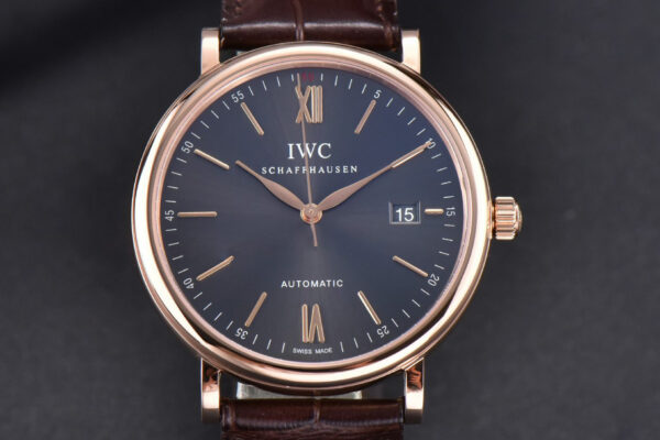 Portofino ‘150 Years’ 40MM V7F RG Gray Dial RG Markers Brown Leather Strap A2892/SW200