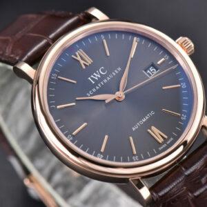 Portofino ‘150 Years’ 40MM V7F RG Gray Dial RG Markers Brown Leather Strap A2892/SW200 - Image 11