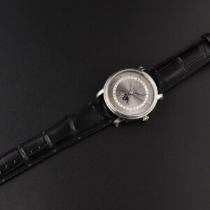 Villeret 6654 40mm Complicated Function OMF Silver Dial Black Leather Strap A6654 V3 - Image 3