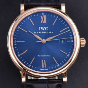 Portofino ‘150 Years’ 40MM V7F RG Blue Dial RG Markers Black Leather Strap A2892/SW200