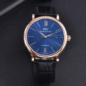 Portofino ‘150 Years’ 40MM V7F RG Blue Dial RG Markers Black Leather Strap A2892/SW200 - Image 3
