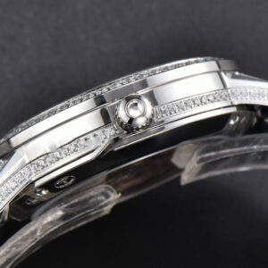 Rendez-Vous 36mm SS KZF Diamond Sky Blue Dial Blue Leather Strap 9015 - Image 9