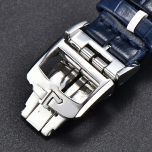 Rendez-Vous 36mm SS KZF Diamond Sky Blue Dial Blue Leather Strap 9015 - Image 11