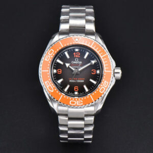 Seamaster 6000M Ultra Deep 45.5mm VSF Orange Bezel Brown Dial SS Bracelet A8912 - Image 11