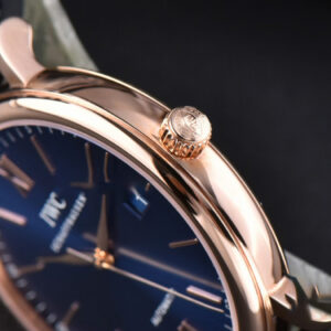 Portofino ‘150 Years’ 40MM V7F RG Blue Dial RG Markers Black Leather Strap A2892/SW200 - Image 12
