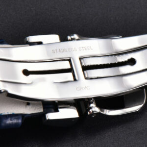 Rendez-Vous 36mm SS KZF Diamond Sky Blue Dial Blue Leather Strap 9015 - Image 16