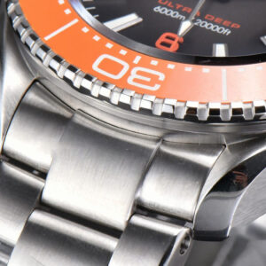 Seamaster 6000M Ultra Deep VSF 45.5MM Brown Dial Orange Bezel SS Bracelet A8912 - Image 18