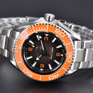 Seamaster 6000M Ultra Deep 45.5mm VSF Orange Bezel Brown Dial SS Bracelet A8912 - Image 21
