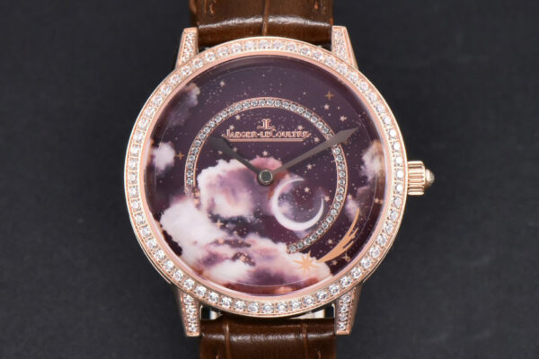 Rendez-Vous 36mm RG KZF Diamond Sky Brown Dial Brown Leather Strap 9015