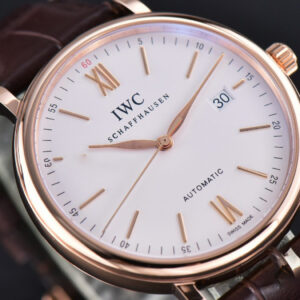 Portofino ‘150 Years’ 40MM V7F RG White Dial RG Markers Brown Leather Strap A2892/SW200 - Image 19