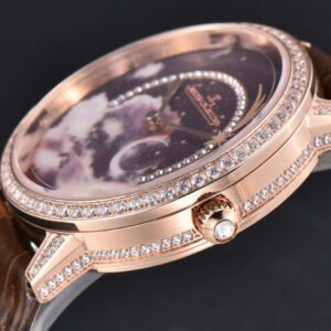 Rendez-Vous 36mm RG KZF Diamond Sky Brown Dial Brown Leather Strap 9015 - Image 2